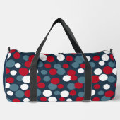 Rode Witte en Blauwe Duffle Tas (Voorkant)