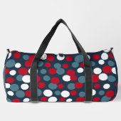 Rode Witte en Blauwe Duffle Tas (Achterkant)
