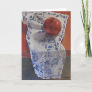 Rode Witte en Blauwe Granaatappel Kaart