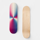 RODE, WITTE EN BLAUWE KROOM SKATEBOARD (Voorkant)