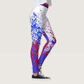 RODE WITTE EN BLAUWE Leggings (Rechts)