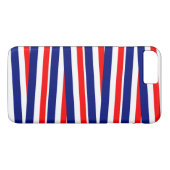 Rode, Witte en Blauwe Lintjes Case-Mate iPhone Case (Achterkant (Horizontaal))