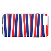 Rode, Witte en Blauwe Lintjes Case-Mate iPhone Case (Achterkant (Horizontaal))