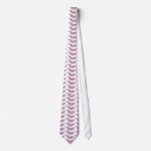 Rode witte en blauwe patriottische print stropdas (Voorkant)