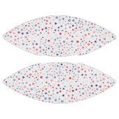 Rode, witte en blauwe patriottische sterren american football (Panelen)