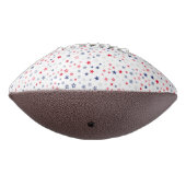 Rode, witte en blauwe patriottische sterren american football (Gedraaid 270)