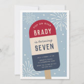  Rode Witte en Blauwe Pop Kinderen van Birthday Pa Kaart (Voorkant)