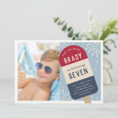  Rode Witte en Blauwe Poppen Kinderen van Birthday Kaart (Staand voorkant)