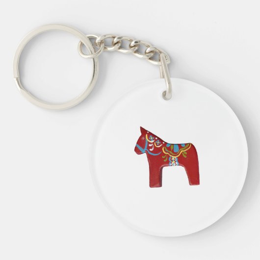 rode, witte en blauwe sleutelhanger (Voorkant)