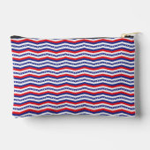 Rode witte en blauwe sterren en strepen Chevron Etui (Achterkant)