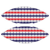 Rode, witte en blauwe sterren en stripes american football (Panelen)