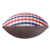 Rode, witte en blauwe sterren en stripes american football (Gedraaid 90)