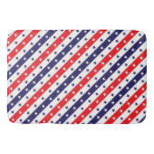 Rode witte en blauwe sterren en stripes badmat (Voorkant)