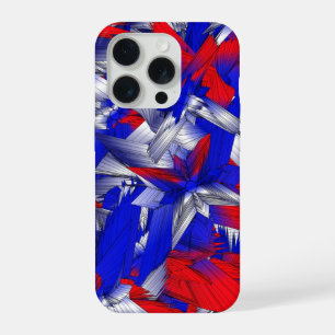 Rode Witte en Blauwe Sterren iPhone 15 Pro Case