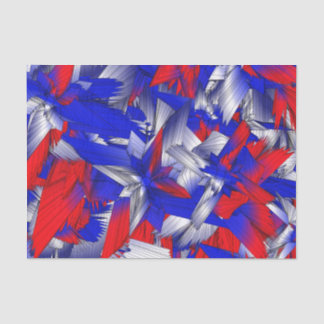 Rode Witte en Blauwe Sterren Tissuepapier