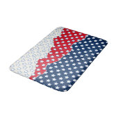 Rode, witte en blauwe sterren (Verenigde Staten) Badmat (Gekanteld)