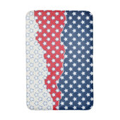 Rode, witte en blauwe sterren (Verenigde Staten) Badmat (Voorkant Verticaal)