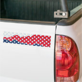 Rode, witte en blauwe sterren (Verenigde Staten) Bumpersticker (Op Truck)