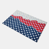 Rode, witte en blauwe sterren (Verenigde Staten) Deurmat (Schuin)