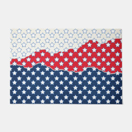 Rode, witte en blauwe sterren (Verenigde Staten) Deurmat