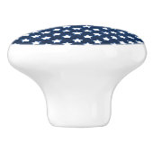 Rode, witte en blauwe sterren (Verenigde Staten) Keramische Knop (Zijkant)