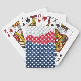 Rode, witte en blauwe sterren (Verenigde Staten) Pokerkaarten