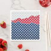 Rode, witte en blauwe sterren (Verenigde Staten) Servet (Insitu)