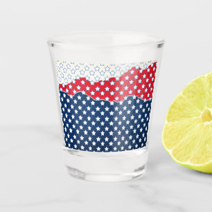 Rode, witte en blauwe sterren (Verenigde Staten) Shot Glas