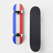 Rode witte en blauwe streep van de Amerikaanse vla Skateboard (Voorkant)