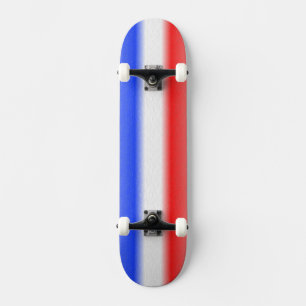 Rode witte en blauwe streep van de Amerikaanse vla Skateboard