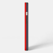 Rode, witte en blauwe strepen aangepaste naam iPhone hoesje (Linkerkant)