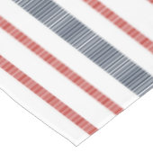 Rode, witte en blauwe strepen Tablecloth Tafelkleed (Gekanteld)