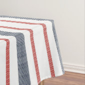 Rode, witte en blauwe strepen Tablecloth Tafelkleed (Voorbeeld)