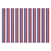 Rode witte en blauwe striptablet tafelkleed (Voorkant (Horizontaal))