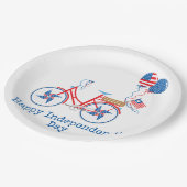 Rode Witte en Blauwe Vierde van de Filmronde van J Papieren Bordje (Gekanteld)