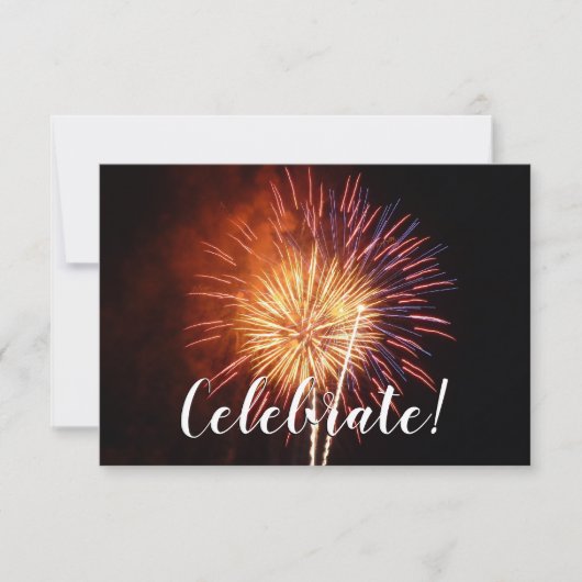 Rode, Witte en Blauwe Vuurwerk I Patriottisch (Voorkant)