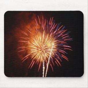 Rode, Witte en Blauwe Vuurwerk I Patriottisch Muismat