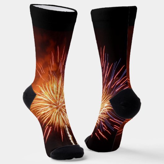 Rode, Witte en Blauwe Vuurwerk I Sokken (Gebogen)