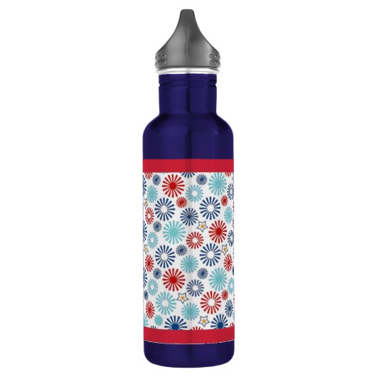 Rode Witte en Blauwe Waterfles Waterfles (Links)