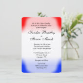 Rode Witte en Blauwe Weddenschappen Kaart (Staand voorkant)