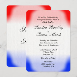 Rode Witte en Blauwe Weddenschappen Kaart