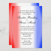 Rode Witte en Blauwe Weddenschappen Kaart (Voorkant / Achterkant)