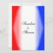 Rode Witte en Blauwe Weddenschappen Kaart (Achterkant)