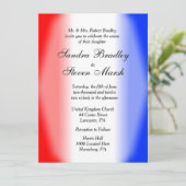 Rode Witte en Blauwe Weddenschappen Kaart (Staand voorkant)