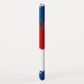  rode, witte en blauwe wolstripes Case-Mate iPhone case (Achterkant/rechts)