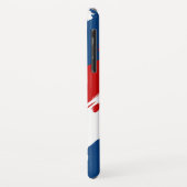  rode, witte en blauwe wolstripes Case-Mate iPhone case (Achterkant/links)