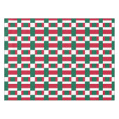 Rode witte en groene kleurenblok Afdrukken Tafelkleed (Voorkant (Horizontaal))