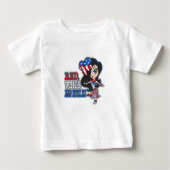 Rode, Witte en Hula Baby- en Peuter T-shirts (Voorkant)