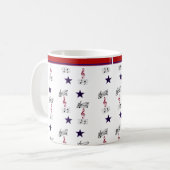 RODE-WITTE- EN MUZIEKE MOK (Voorkant links)