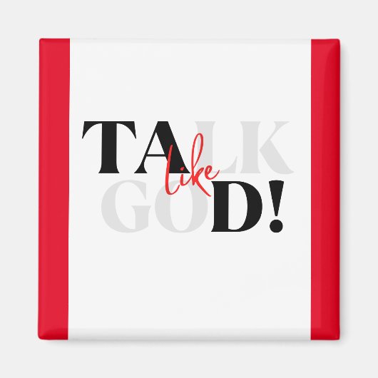 Rode, witte en zwarte magneet (Voorkant)